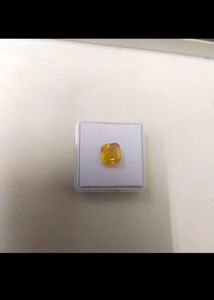 5.45CTS Unheated High Quality Square Shape Pukhraj