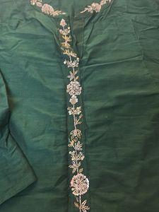 Green Kurta Only