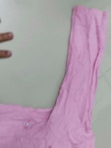 Embroidered Pink Kurta