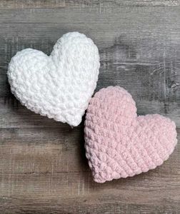 Crochet Heart Pillow