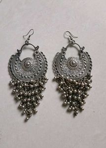 Silver Drop Danglers