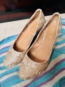 Beige Wedges