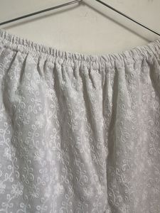 White Lace Leggings