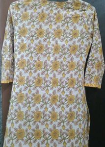 Floral Print Kurta