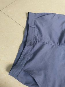 H&amp;M Blue Cargo Trouser High Waist