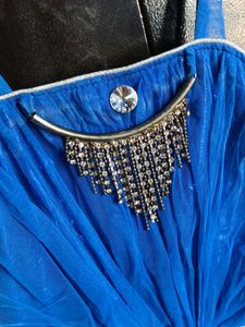 Blue Gown With Jacket