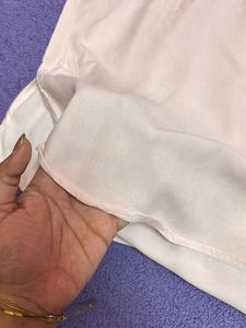 Baby Pink Lace Detail Top