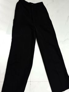 Classic Black high waist Straight Leg Pants