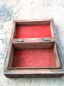 Vintage Carved Wooden Box