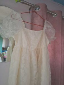 Elegant Puff Sleeve Mini Dress