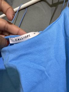 Unworn Sky Blue Bodycon Slip Dress