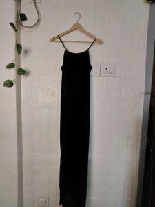 Velvet Slit Dress