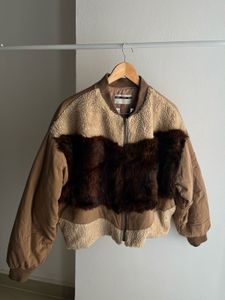Brown Faux Fur Puffer OVERSIZED Jacket