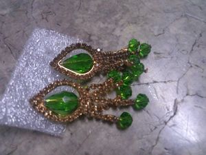 Green Earrings