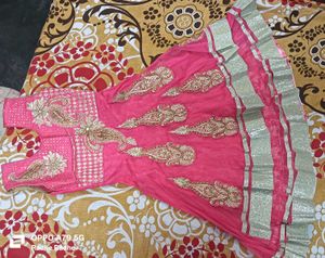 Pink Embroidered Dress