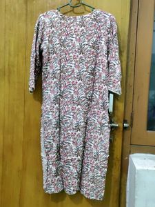 Floral Print Kurta