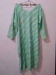 Sea Green Kurta Set Cotton 3xl Rayon