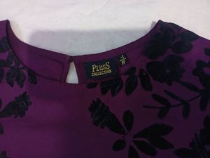 plusS Violet Designer Top