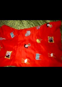Imported Korean New With Tags Red Dress