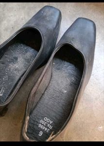 Black Ethnic Slip-on Shoes