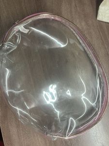 transparent travel pouch