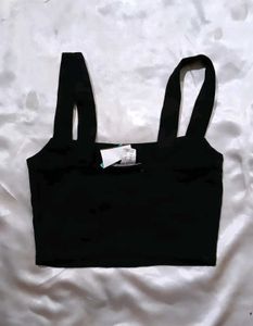 Black 'Brendan duke Crop Top