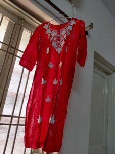 Red Kurti