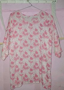 Pink Short Kurti
