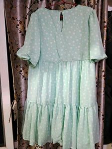 Mint Polka Dot Dress from Max