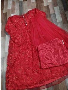 Red Updown Frock