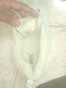 HRX White Knit Sneakers Women