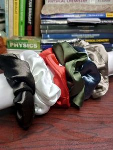 Silk Hair Scrunchies
