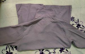 Lavender Button-Up Shirt