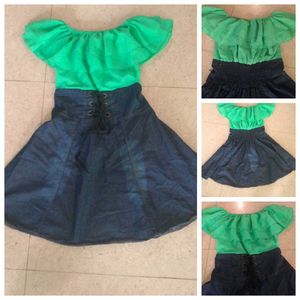Mini Stylish Ruffle Dress