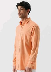 Peach Button-Down Shirt