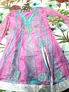Partywear Kurta  With Salwaar And Duppata