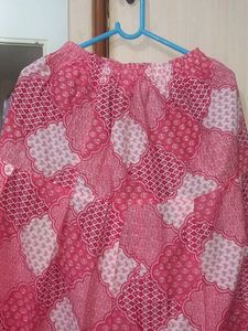 Pink Patterned Ethnic Skirt