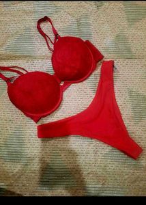 Red Lace Lingerie Set