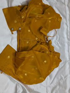 Elegant Mustard Blouse