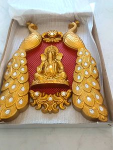 Ganesha Peacock Wall Decor