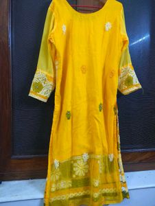 Chikankari Kurti With Dupatta  .Orignal Lucknowi