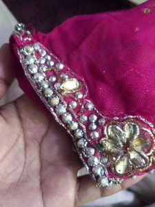 Pearl Cutting For Gown
