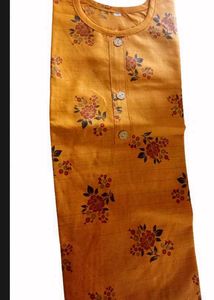 Floral Print Kurta