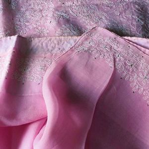 🛍️ Lavender Embellished Saree ⭐⭐⭐⭐⭐