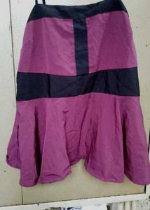 Maroon Fit and Flare Tube Top