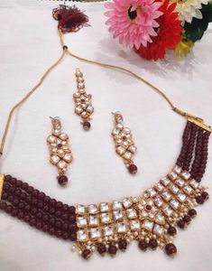 Maroon Chokar Set