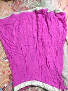 Pink &amp; Gold Embellished Kurta Set