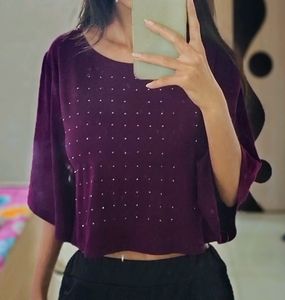 Relaxed Loose FitCrop Top
