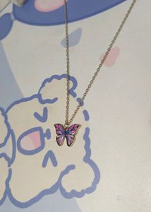 Aesthetic Pinteresty Butterfly Pendant Chain🎀