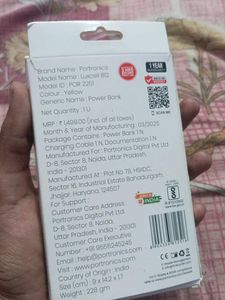 Portronics Power Bank 10k Mah